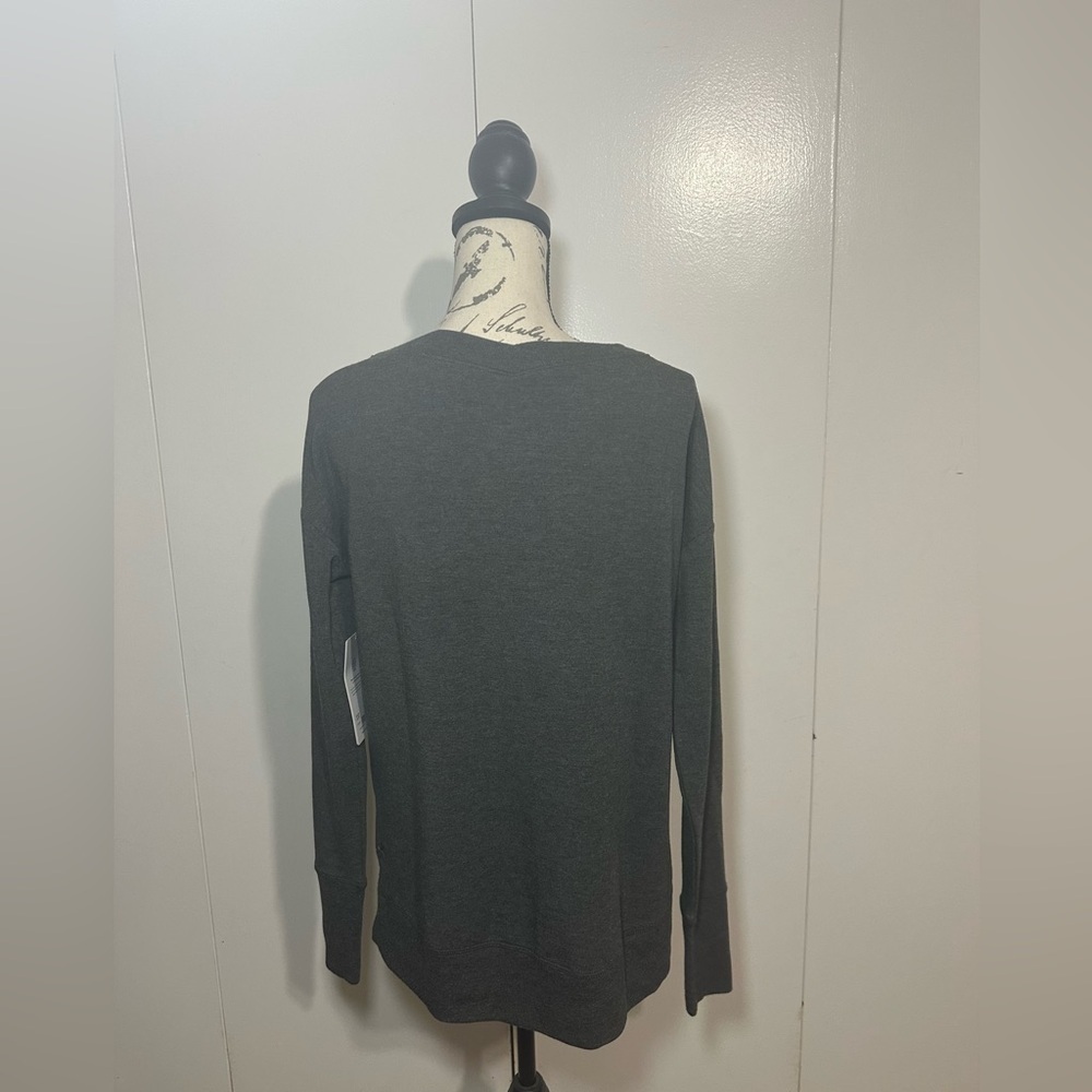 Athleta Coaster Luxe V-Neck Sweatshirt. NWT. - Picture 3 of 8